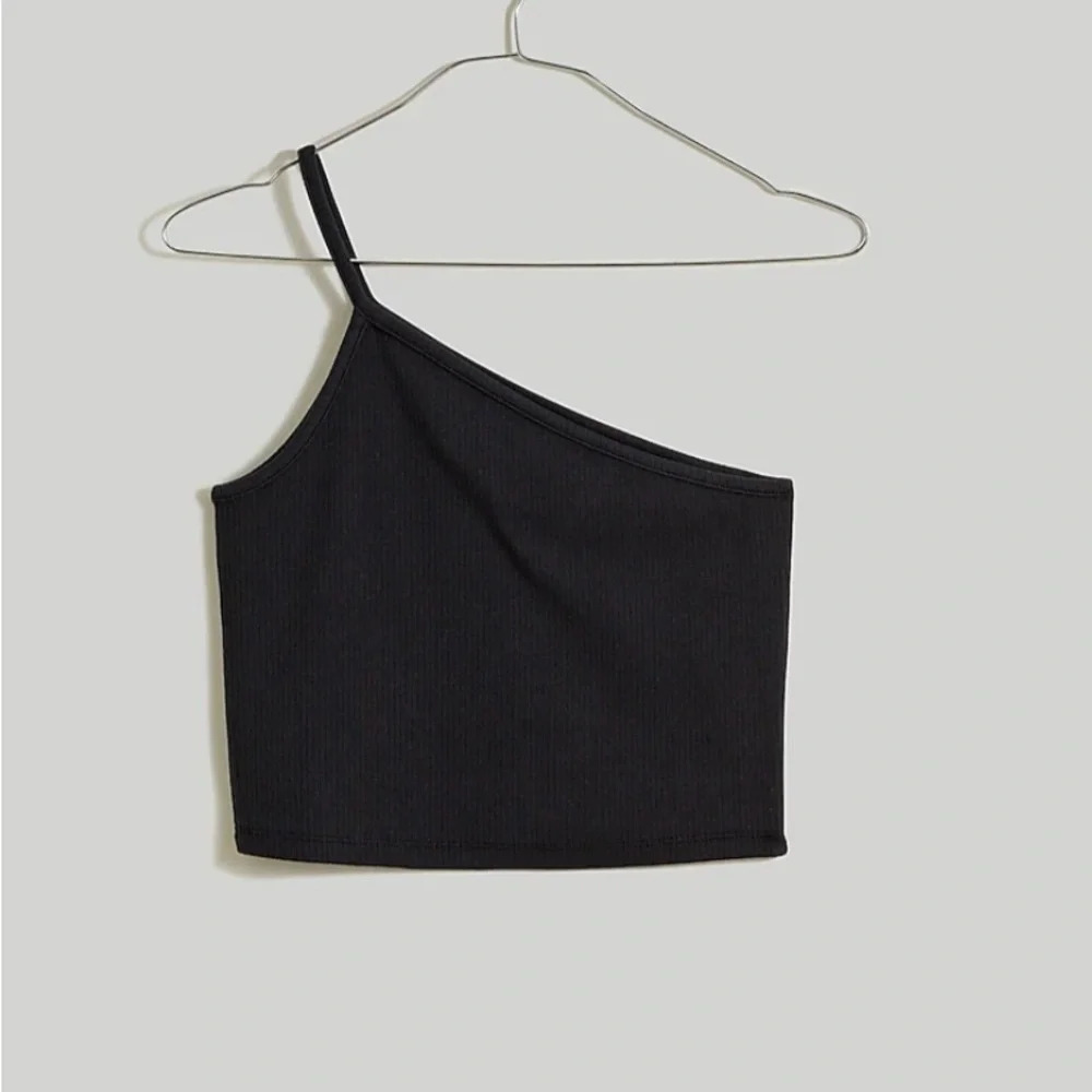 Madewell One Shoulder Crop Tank, NWT, Size XXS